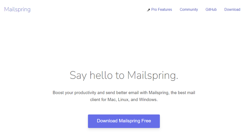 Mailspring - Unroll Me Alternative