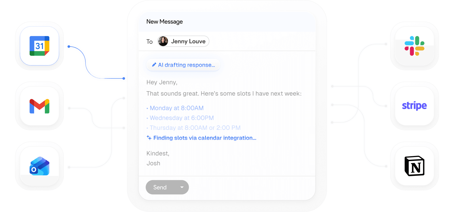 pre-written drafts